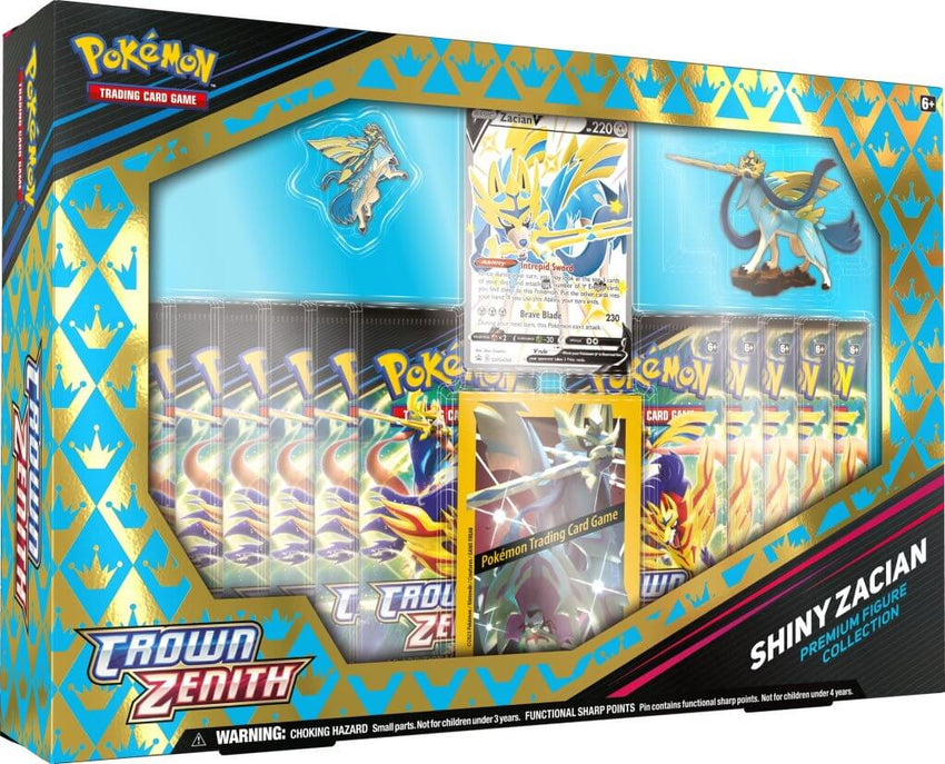 Pokemon TCG Crown Zenith Shiny Zacian Premium Figure Collection Box (Pre Order May)
