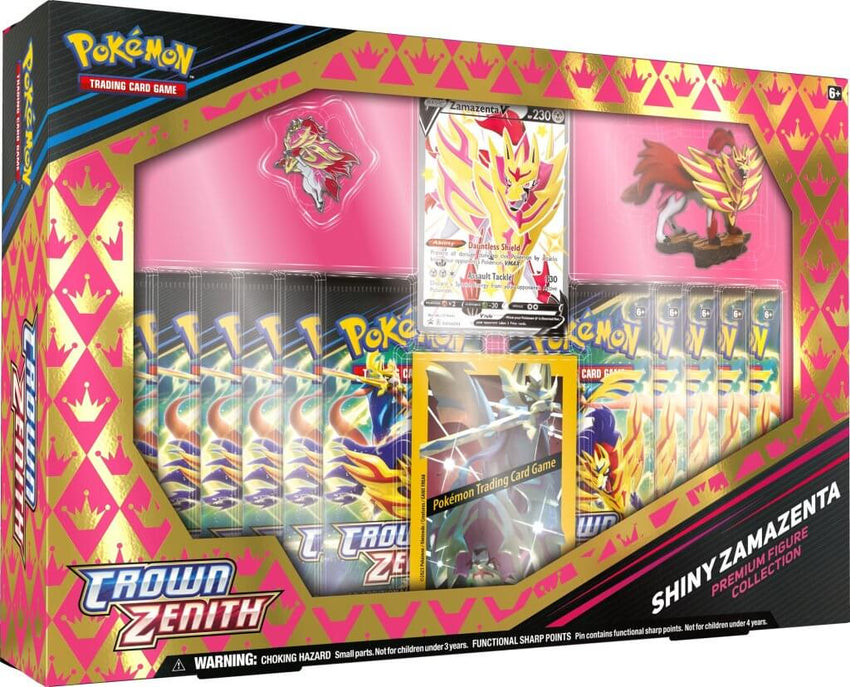 Pokemon TCG Crown Zenith Shiny Zamazenta Premium Figure Collection Box (Pre Order May)
