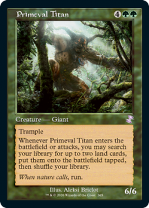 FOIL Primeval Titan 365 - Timeshifted - Time Spiral Remastered-Cherry Collectables