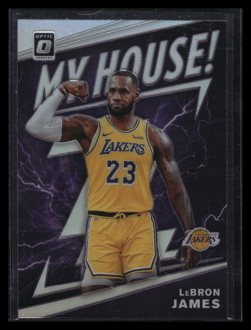 2019-20 Donruss Optic LEBRON JAMES My House Holo Silver #13
