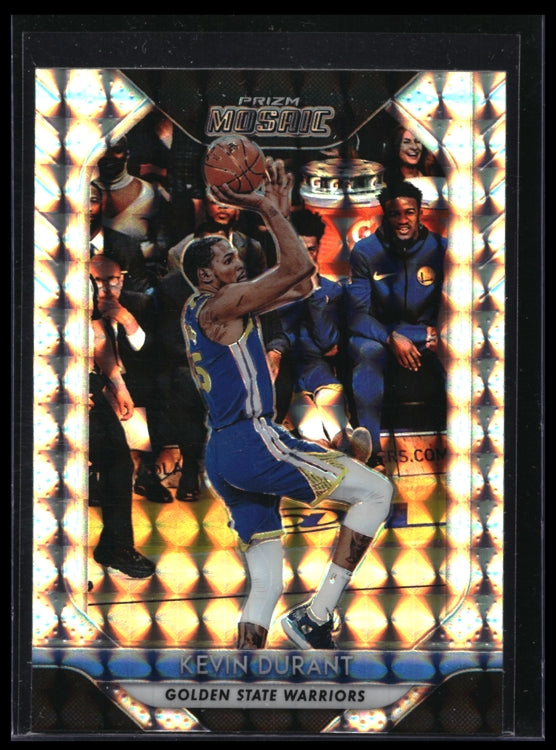 2018-19 Mosaic Prizm KEVIN DURANT Base Silver #53