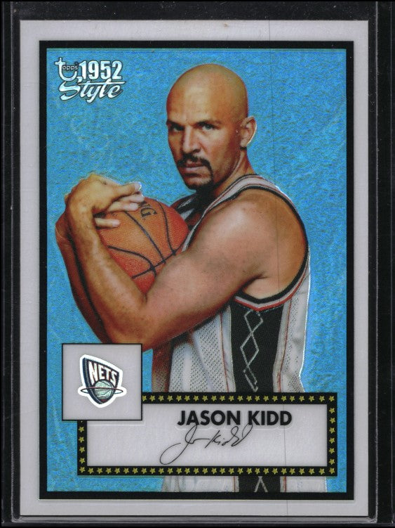 2006-07 Topps Chrome Jason Kidd 1952 Style Throwback Refractor 201/299