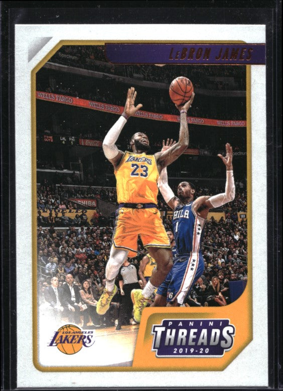 2019-20 Chronicles LEBRON JAMES Threads Bronze #86