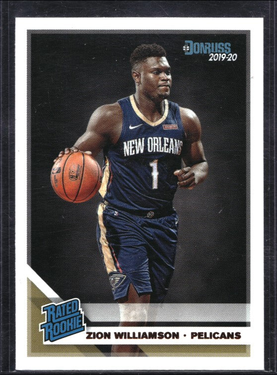 2019-20 Donruss ZION WILLIAMSON Rated Rookie Base #201