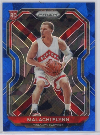 2020-21 Prizm Malachi Flynn Rookie Blue Ice 106/125