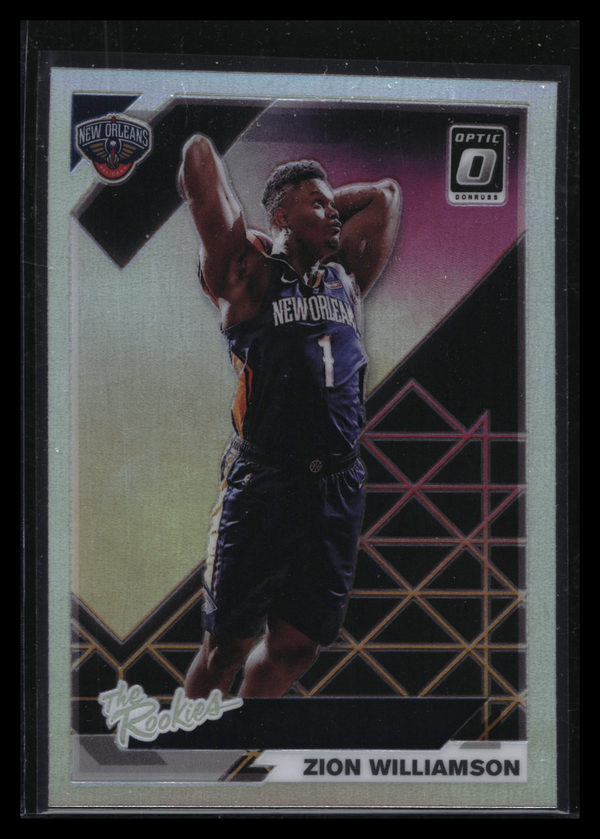 2019-20 Donruss Optic ZION WILLIAMSON The Rookies Holo Silver Prizm #1