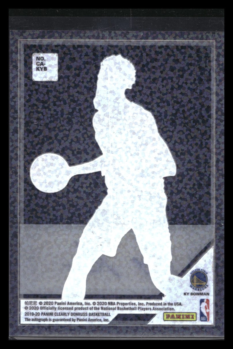 2019-20 Clearly Donruss Ky Bowman Rated Rookie Signatures Auto Holo Gold 4/5