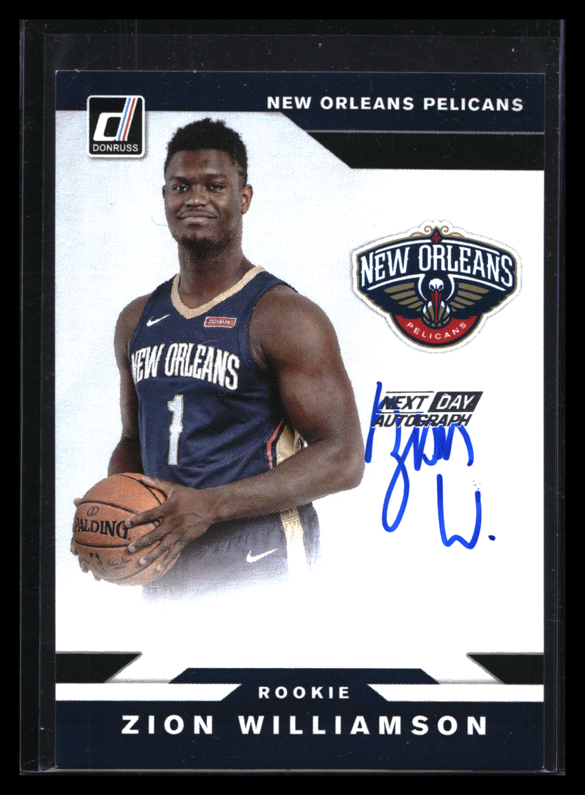 2019-20 Donruss ZION WILLIAMSON Next Day Rookie Auto SSP #ZWL