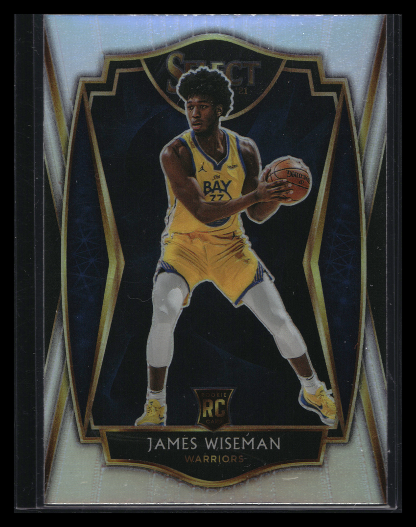 2020-21 Select James Wiseman Premier Level Rookie Silver Prizm No 184