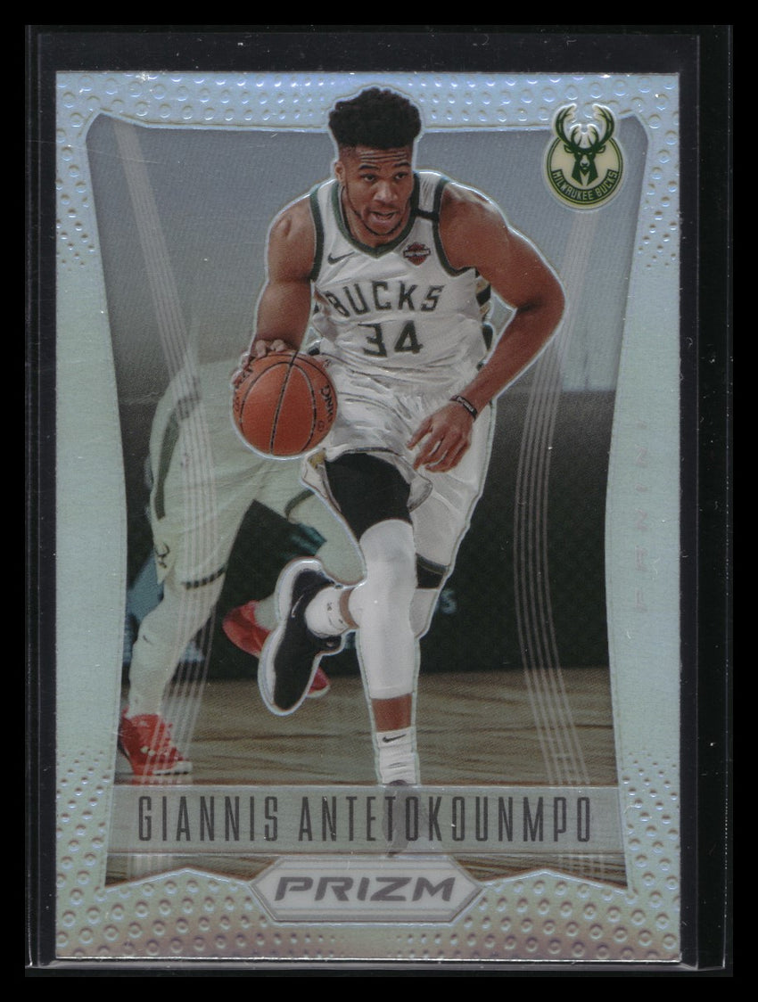 2020-21 Prizm Giannis Antetokounmpo Flashback Silver Prizm No 15