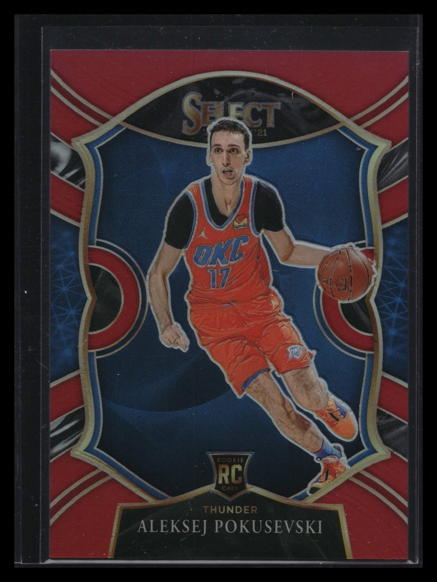 2020-21 Select Aleksej Pokusevski Concourse Rookie Red Prizm 5/199