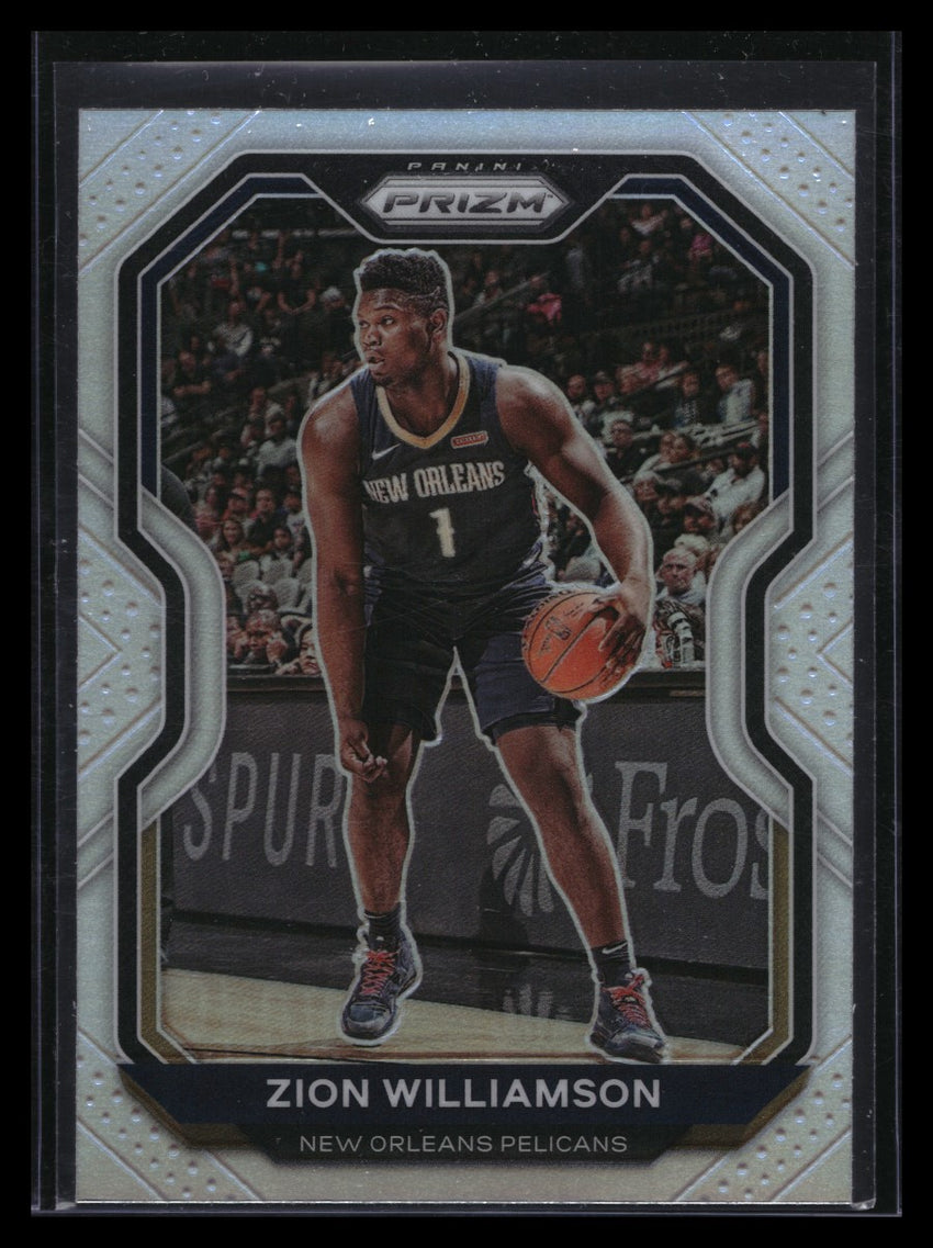 2020-21 Prizm ZION WILLIAMSON Silver Prizm Card #185