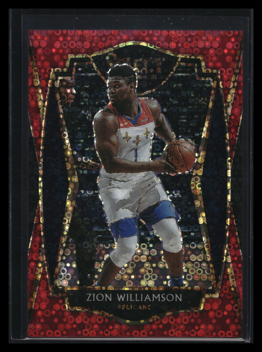 2020-21 Select Zion Williamson Premier Level Red Disco 21/49