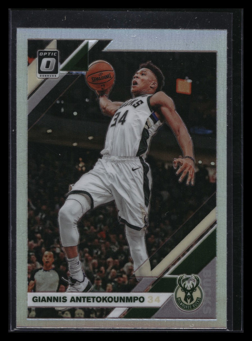 2019-20 Donruss Optic GIANNIS ANTETOKOUNMPO Holo Silver #81