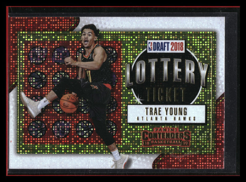 2018-19 Contenders TRAE YOUNG Lottery Ticket Rookie Sparkle #5