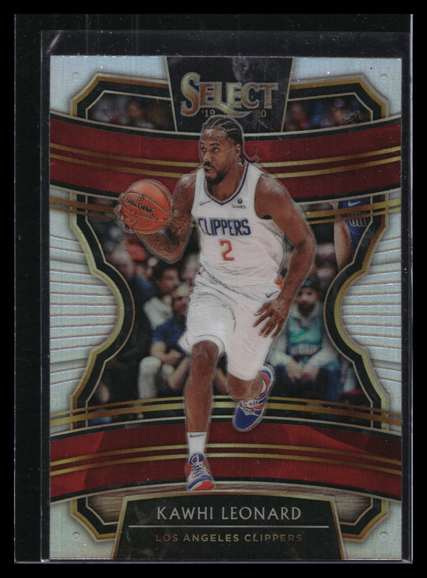 2019-20 Select KAWHI LEONARD Concourse Silver Prizm #35