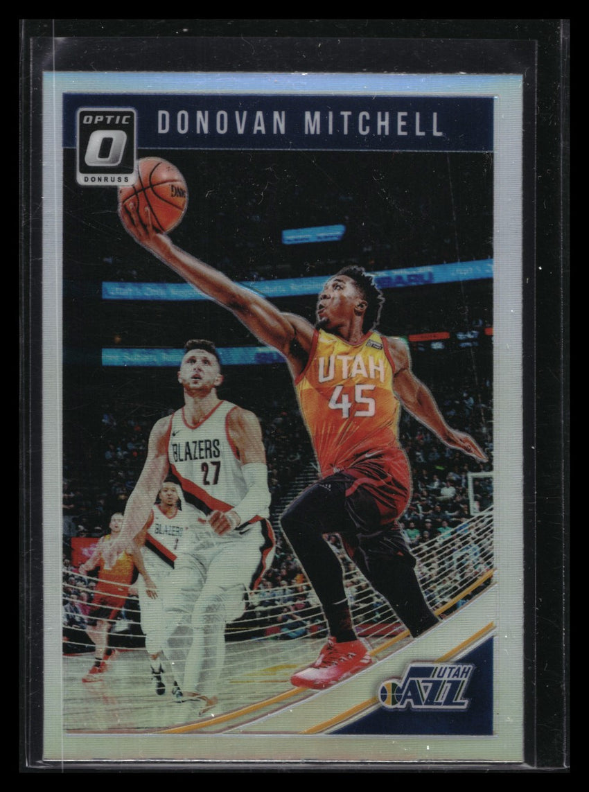 2018-19 Donruss Optic Donovan Mitchell Holo Silver No 63