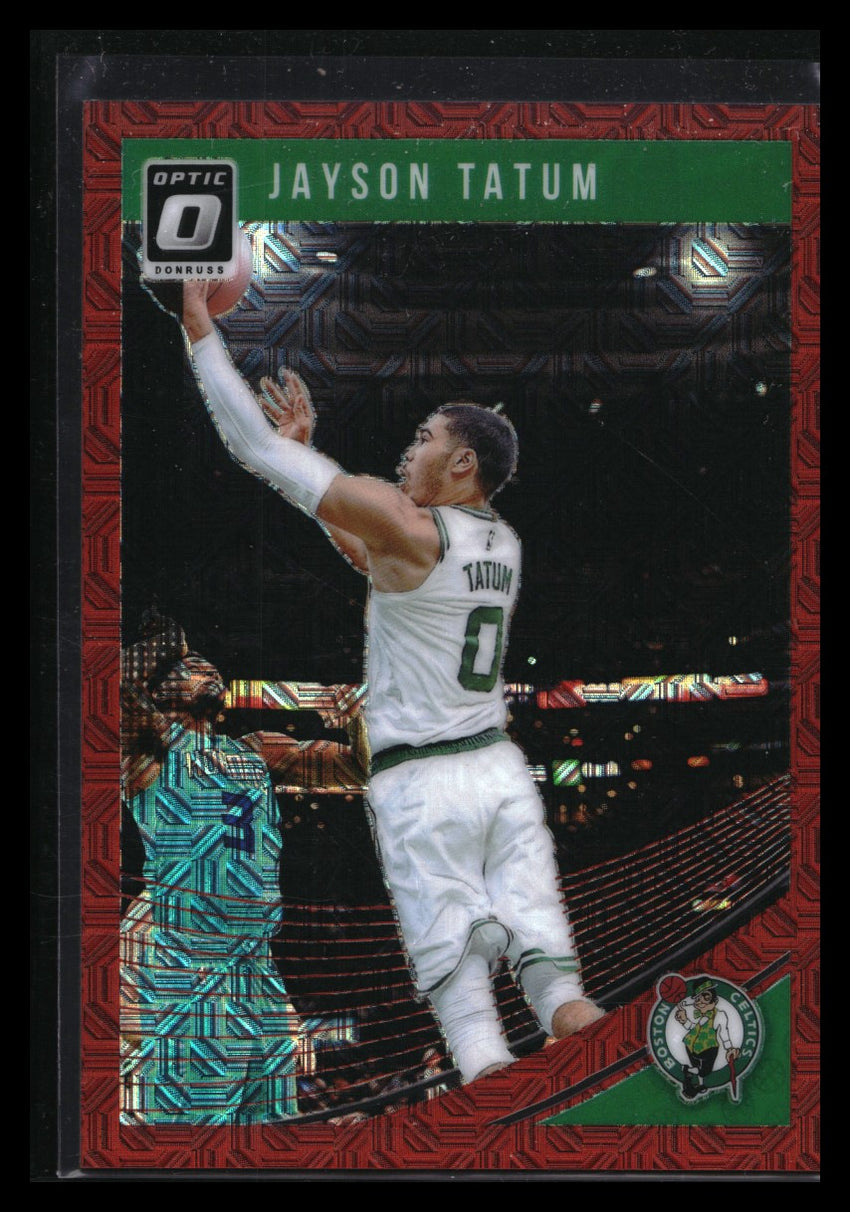 2018-19 Donruss Optic JAYSON TATUM Choice Red Mojo 38/88