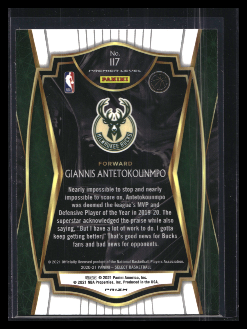 2020-21 Select Giannis Antetokounmpo Premier Level Scope No 117