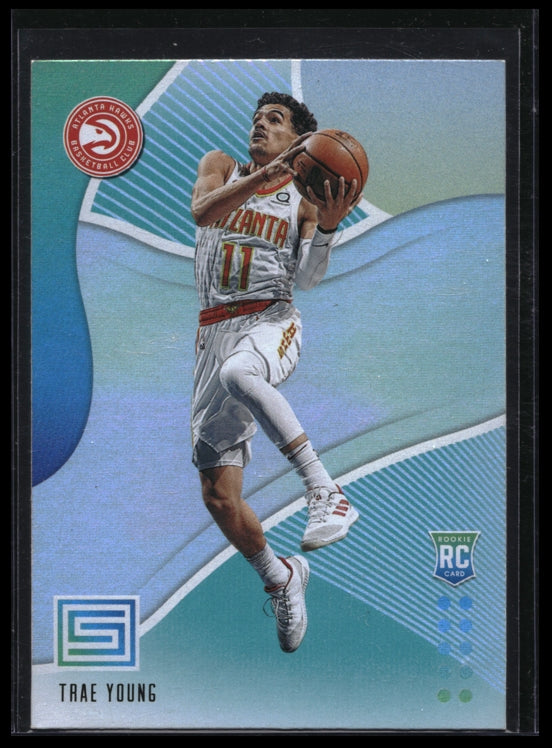 2018-19 Status TRAE YOUNG Rookie Aqua #142