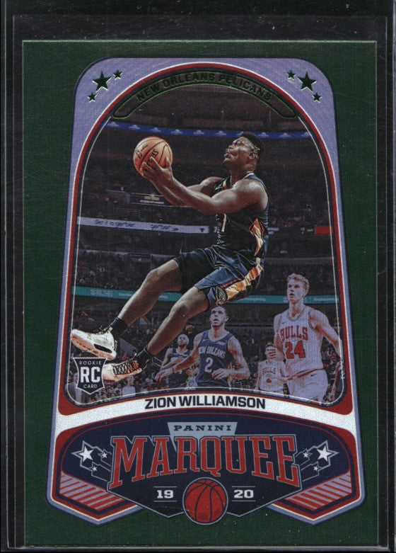 2019-20 Chronicles ZION WILLIAMSON Marquee Rookie Green #244