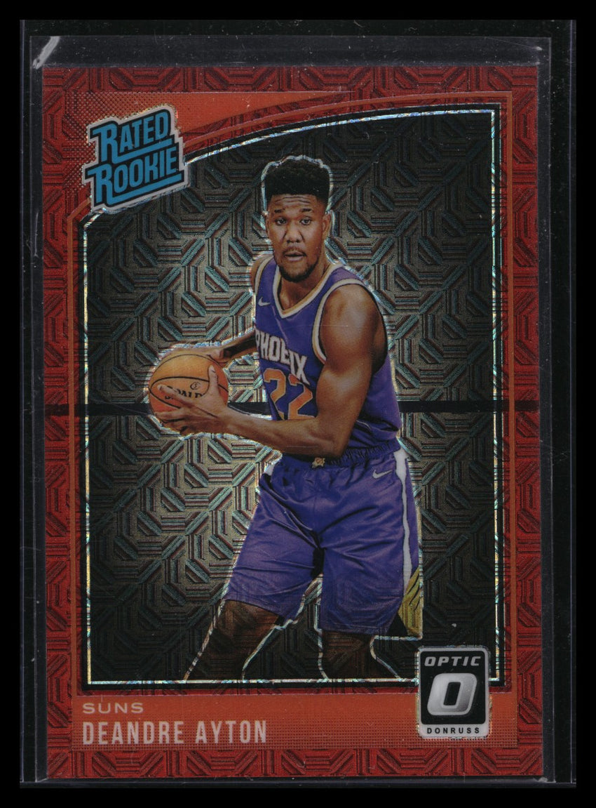 2018-19 Donruss Optic Deandre Ayton Rated Rookie Choice Red Mojo 74/88