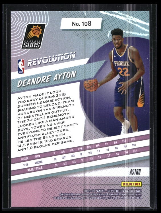 2018-19 Revolution DEANDRE AYTON Rookie Astro #108