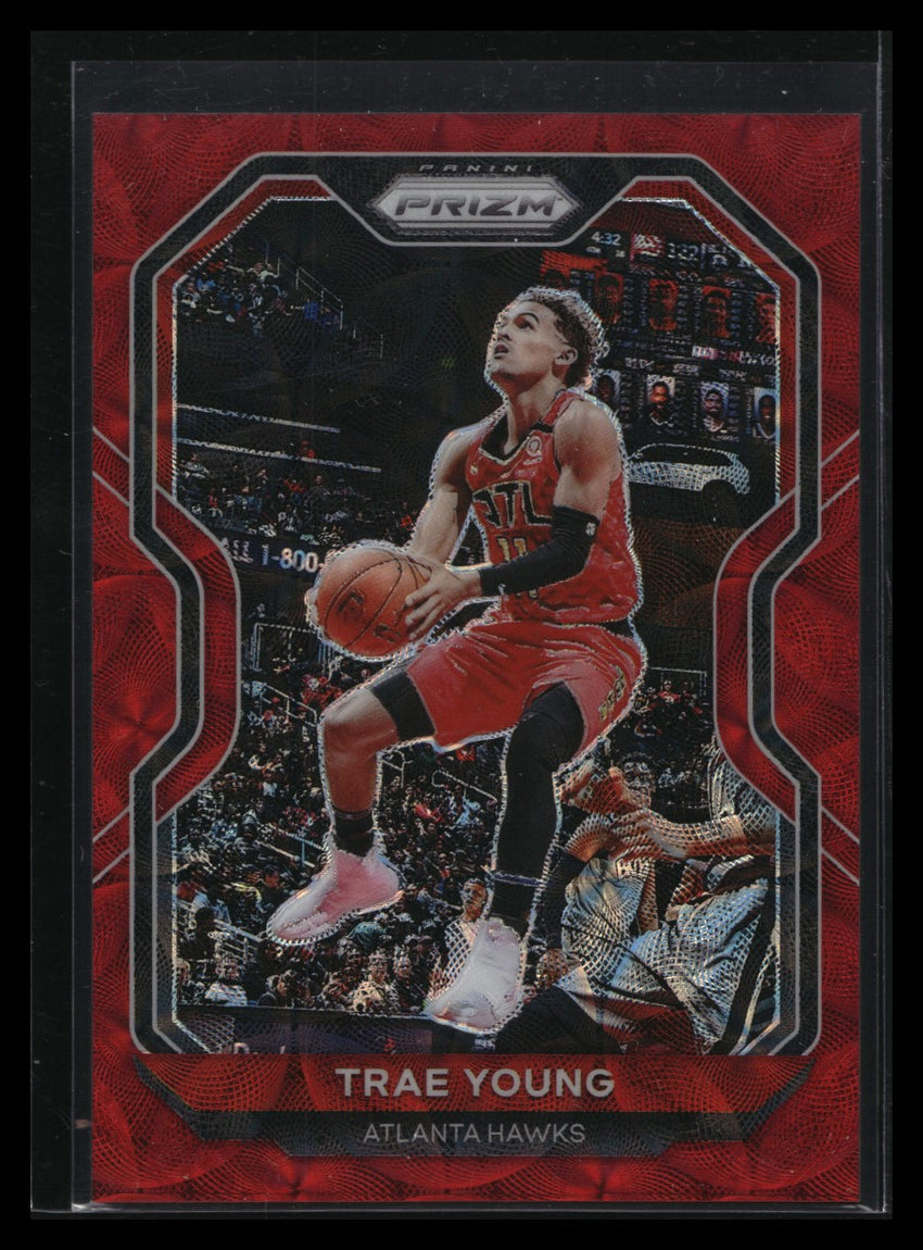 2020-21 Prizm Trae Young Choice Red Scope 56/88