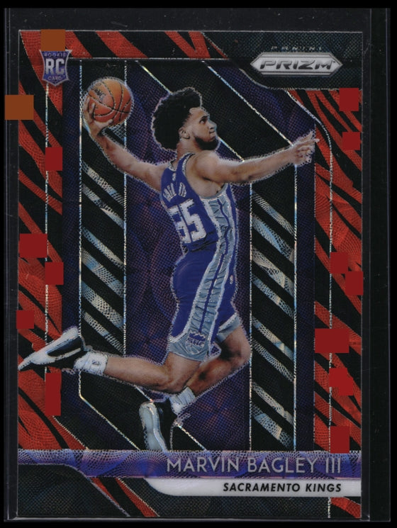 2018-19 Prizm Marvin Bagley Iii Rookie Choice Tiger Stripe Ssp No 181