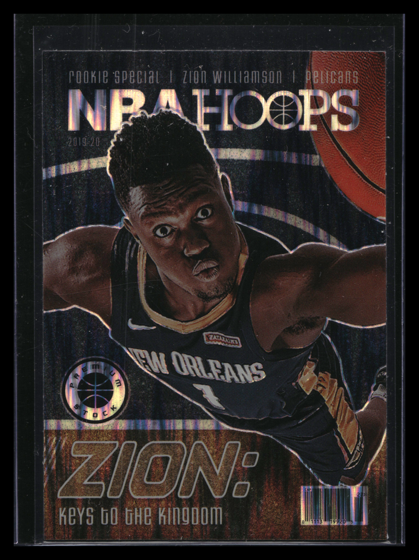 2019-20 Hoops Premium Stock ZION WILLIAMSON Rookie Special Flash Shock #1