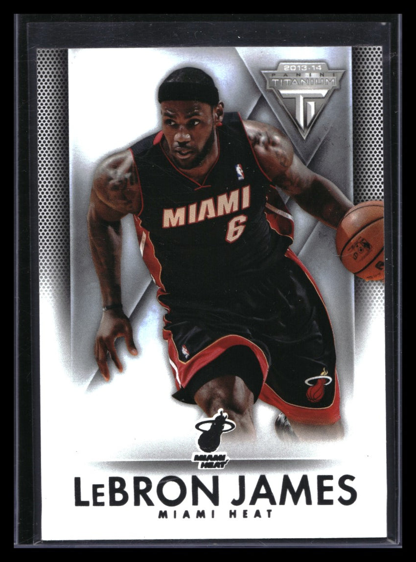 2013-14 Titanium Lebron James Heat Base No 58
