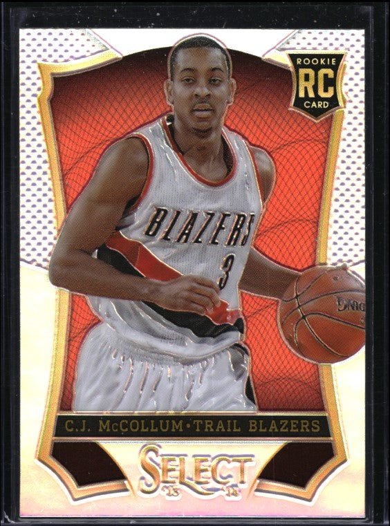 2013-14 Select C.j. Mccollum Rookie Silver Prizm No 182