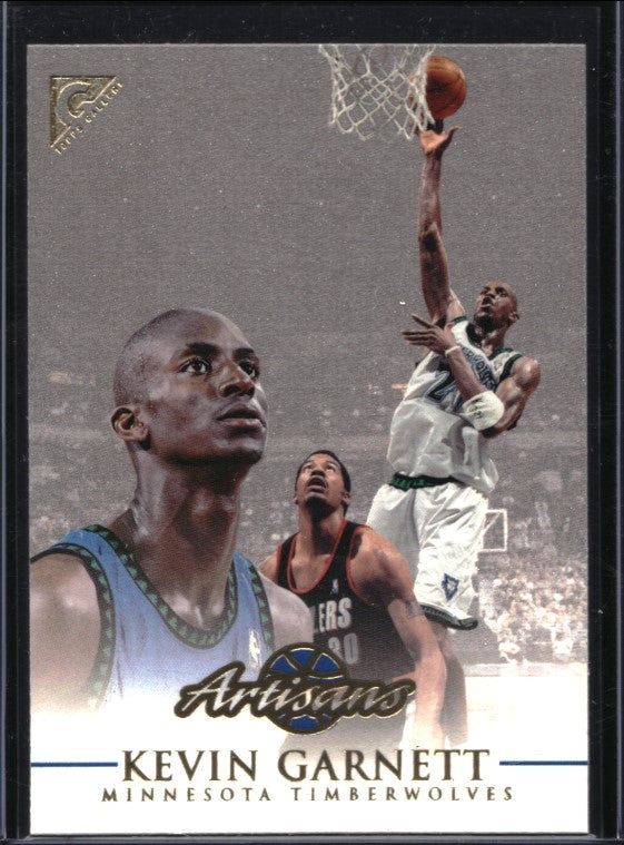 2000-01 Topps Gallery Kevin Garnett Artisans No 113