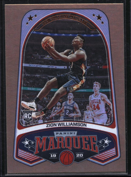 2019-20 Chronicles ZION WILLIAMSON Marquee Bronze #244