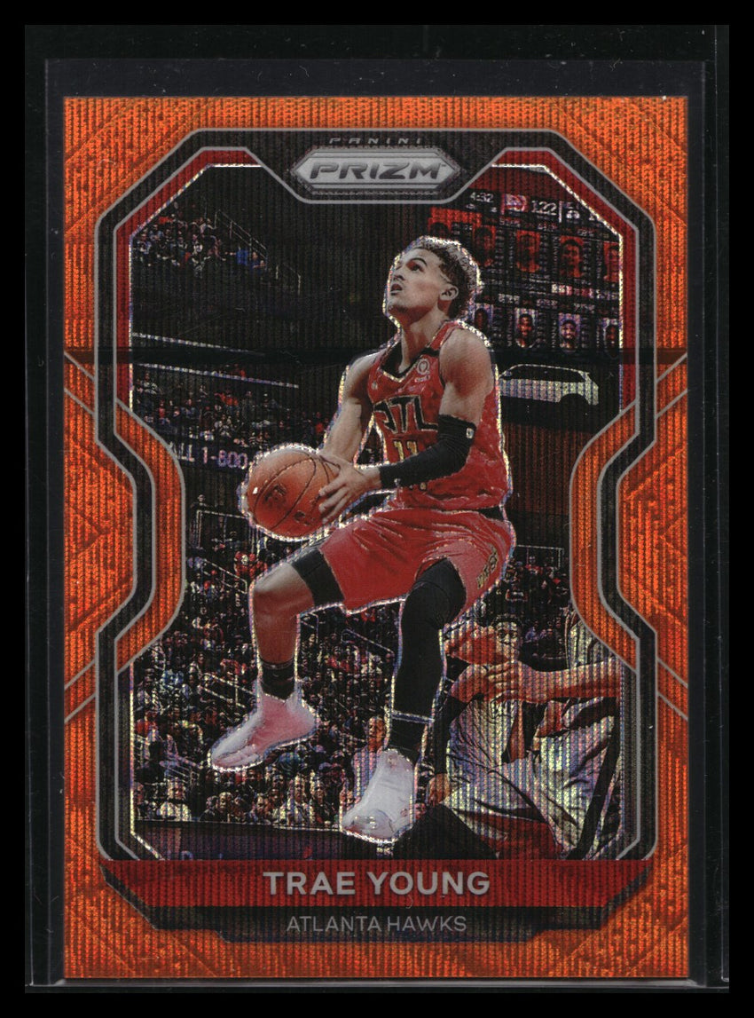 2020-21 Prizm Trae Young Orange Wave Prizm 28/60