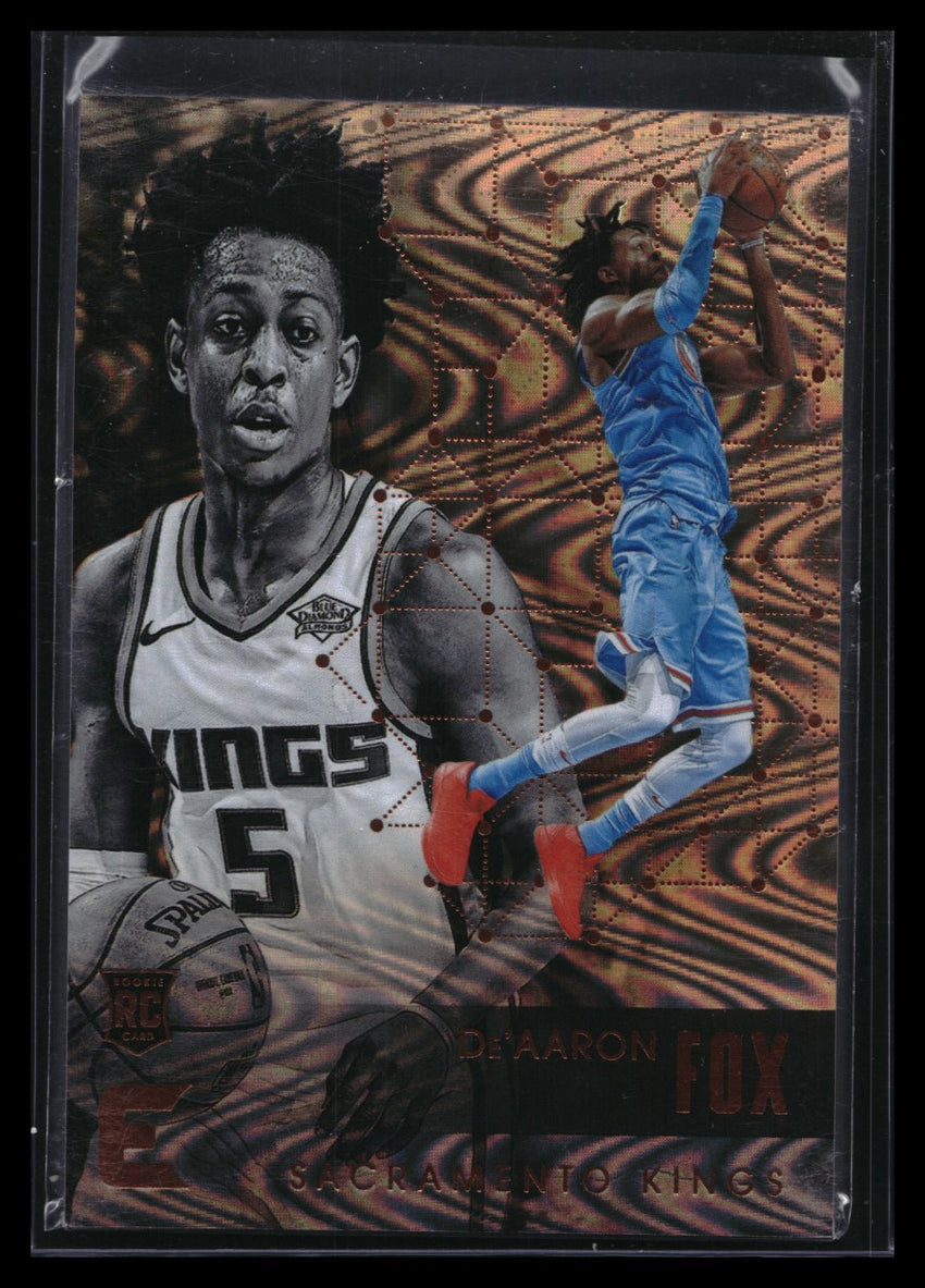 2017-18 Essentials Deaaron Fox Rookie Swirl No 189