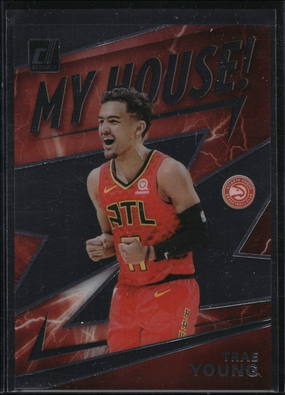 2019-20 Clearly Donruss TRAE YOUNG My House Base #10