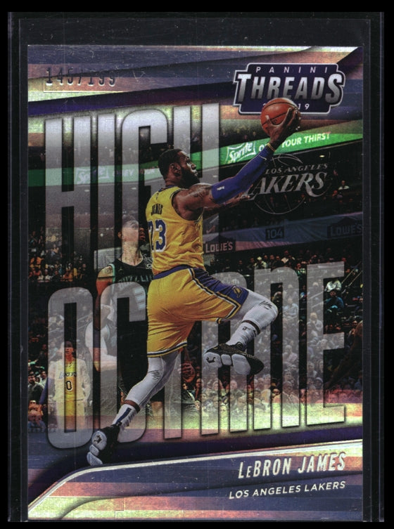 2018-19 Threads Lebron James High Octane Premium Silver 145/199