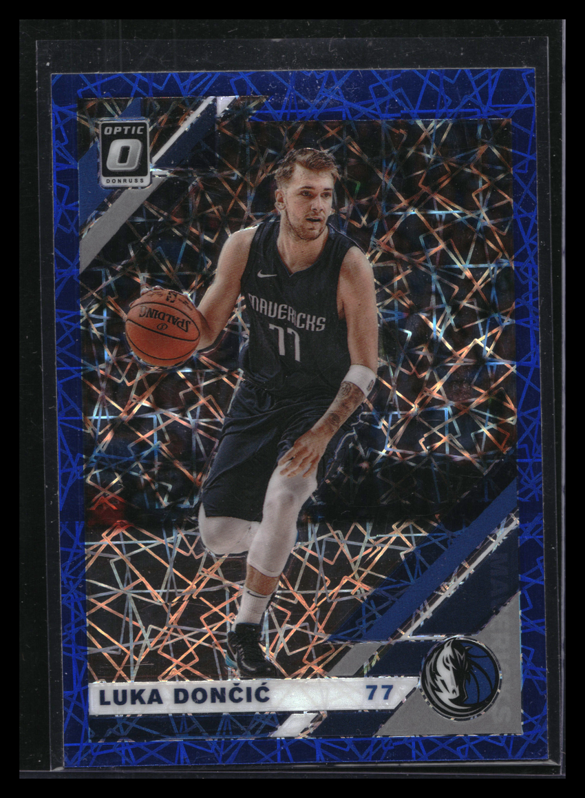 2019-20 Donruss Optic LUKA DONCIC Blue Velocity #16
