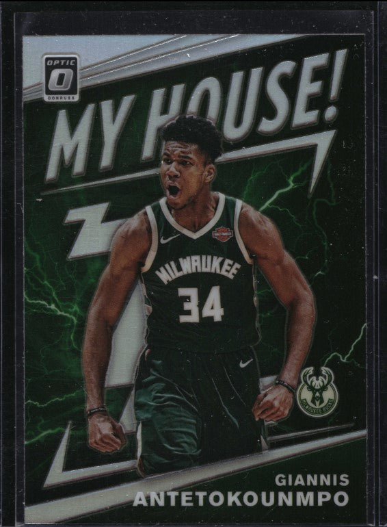 2019-20 Donruss Optic GIANNIS ANTETOKOUNMPO My House Holo Silver #5
