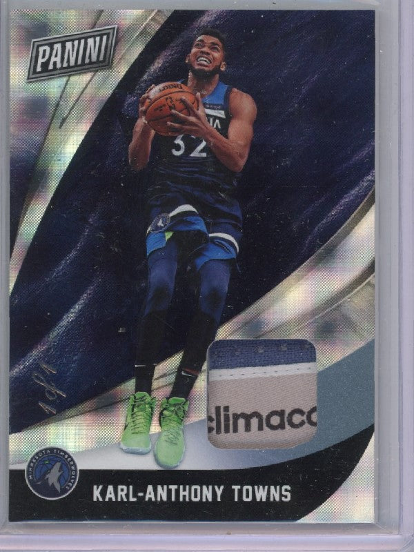 2018-19 Black Friday Karl-anthony Towns Patch Hyperplaid 1/1 Climacool