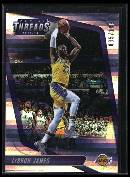 2018-19 Threads Lebron James Premium Silver 35/199