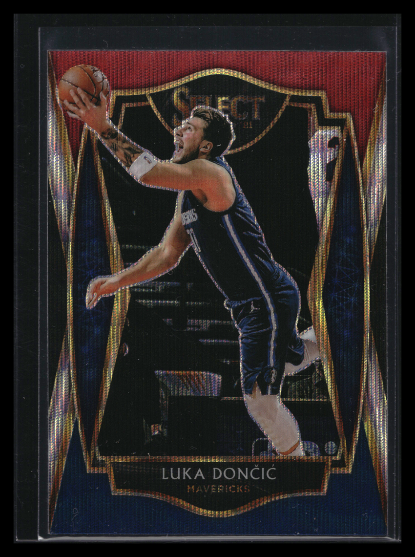 2020-21 Select Luka Doncic Premier Level Tri-color Prizm No 150