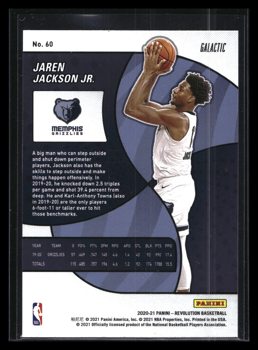 2020-21 Revolution Jaren Jackson Jr. Galactic Ssp No 60