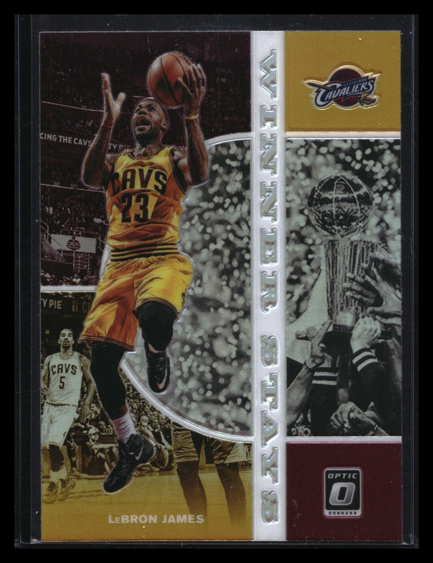2019-20 Donruss Optic LEBRON JAMES Winner Stays Holo Silver Prizm #10