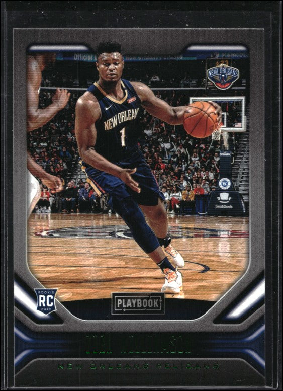 2019-20 Chronicles ZION WILLIAMSON Playbook Rookie Green #169