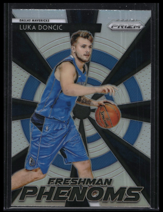 2018-19 Prizm Luka Doncic Freshman Phenoms Rookie Silver No 23