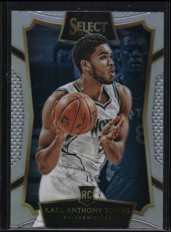 NBA カードKarl-Anthony Towns RC silver #136