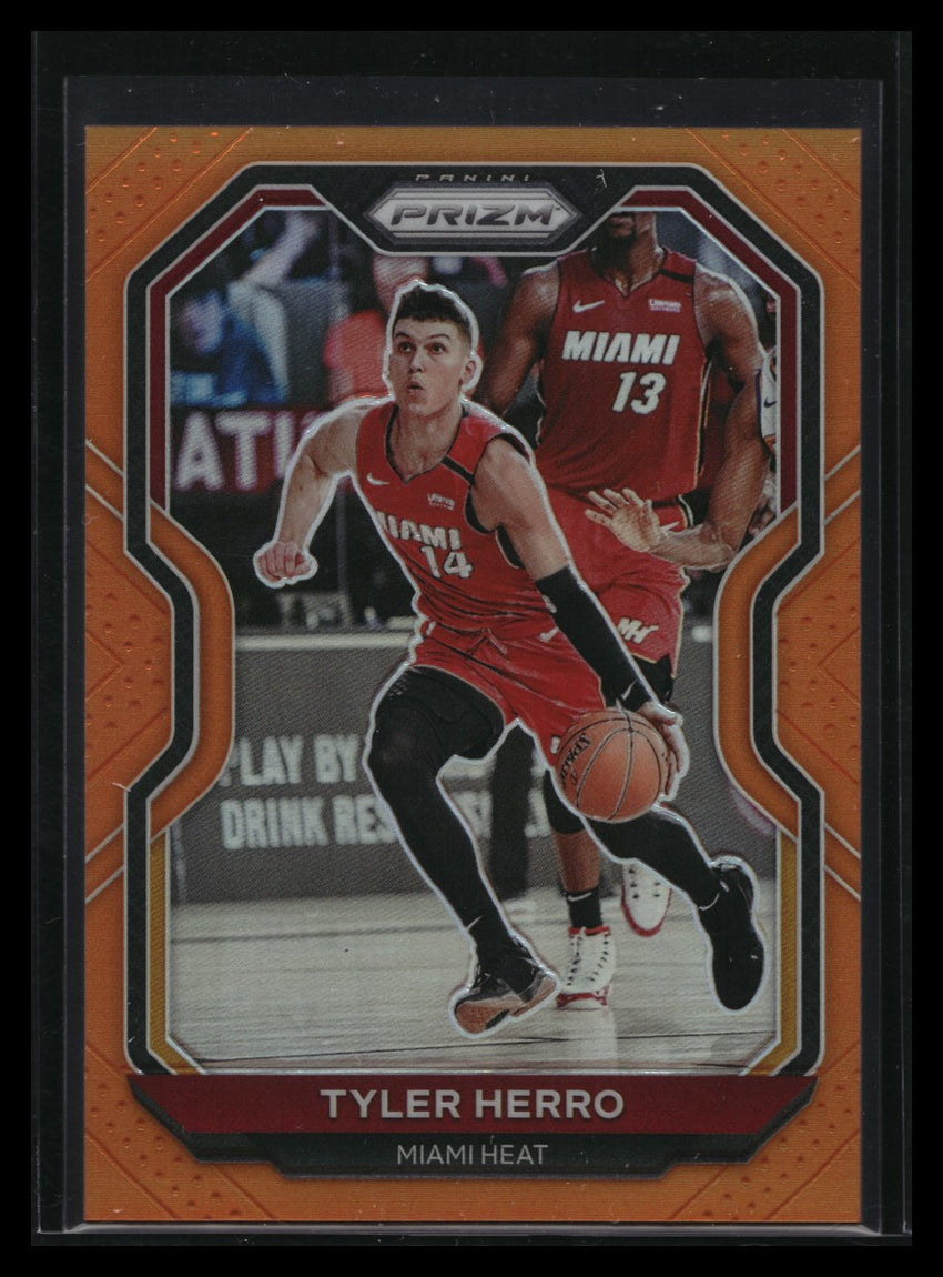 2020-21 Prizm Tyler Herro Orange Prizm 34/49