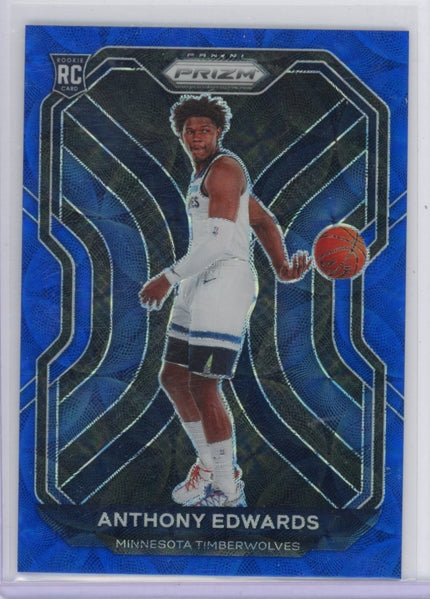 2020-21 Prizm Anthony Edwards Rookie Choice Blue Scope 38/49